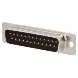 Conector D-Sub 25-Pin Tată pe Cablu Lipire 3A Gold Flash | Electronic-mag.ro | Componente Electronice