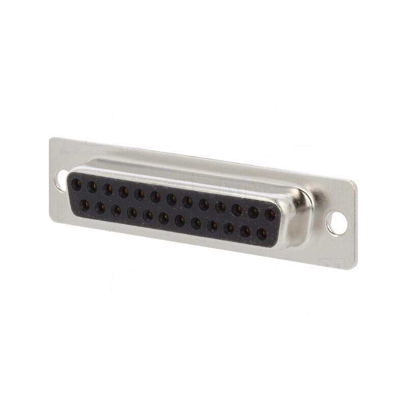 Conector D-Sub 25 Pin Mamă Lipire Aurit | Electronic-mag.ro | Componente Electronice