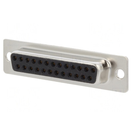 Conector D-Sub 25 Pin Mamă Lipire Aurit | Electronic-mag.ro | Componente Electronice