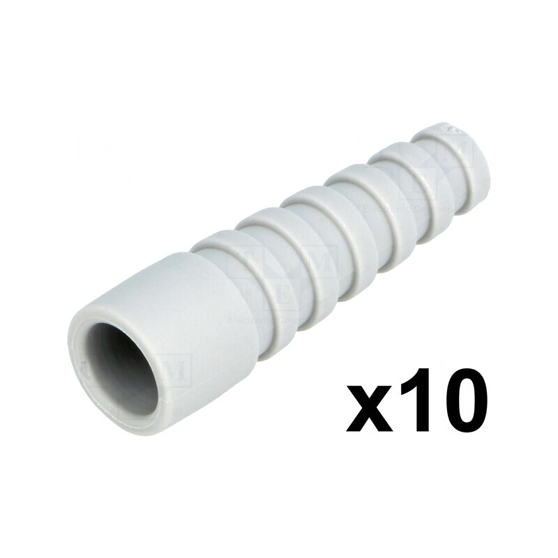 Manșon RG58 Gri pentru Mufe BNC - Set 10 Bucăți | Electronic-mag.ro | Componente Electronice