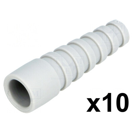 Manșon RG58 Gri pentru Mufe BNC - Set 10 Bucăți | Electronic-mag.ro | Componente Electronice