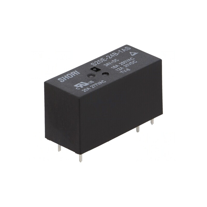 Releu Electromagnetic SPST-NO 24VDC Miniaturale PCB | Electronic-mag.ro | Componente Electronice