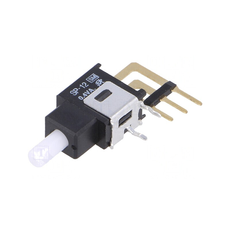 Comutator acționat prin apăsare 2 poziții 0.4A 28V AC/DC | Electronic-mag.ro | Componente Electronice