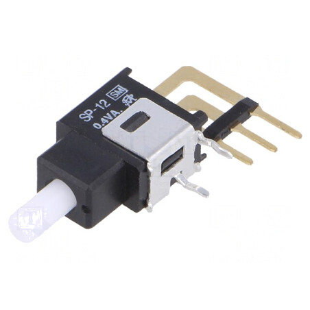 Comutator acționat prin apăsare 2 poziții 0.4A 28V AC/DC | Electronic-mag.ro | Componente Electronice
