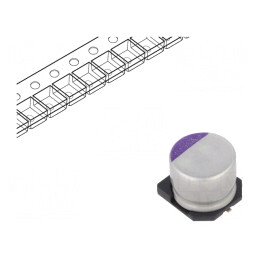 Condensator Polimeric SMD 1200uF 16V 20% 55-105°C | Electronic-mag.ro | Componente Electronice