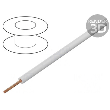 Cablu FlexiVolt 0,75mm2 PVC Alb 1,5kV | Electronic-mag.ro | Componente Electronice