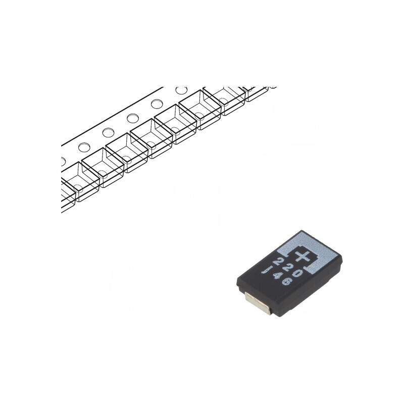 Condensator Tantal-Polimer SMD 220uF 6.3V 20% | Electronic-mag.ro | Componente Electronice