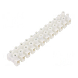 Regletă conexiuni terminal șurub 6mm2 400V 12 piste | Electronic-mag.ro | Componente Electronice