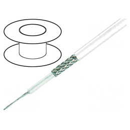 Cablu Coaxial RG58 PVC Alb 100m 5mm | Electronic-mag.ro | Componente Electronice