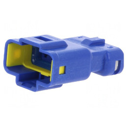 Conector cablu-cablu albastru E-Seal tată