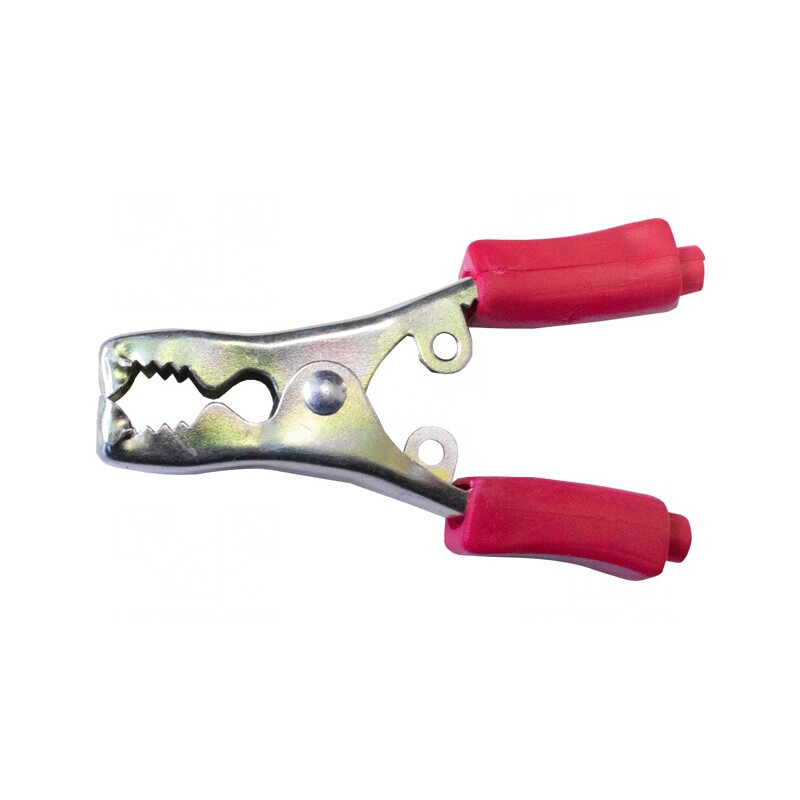 Bornă Crocodil 40A Prindere 13mm Roșie | Electronic-mag.ro | Componente Electronice