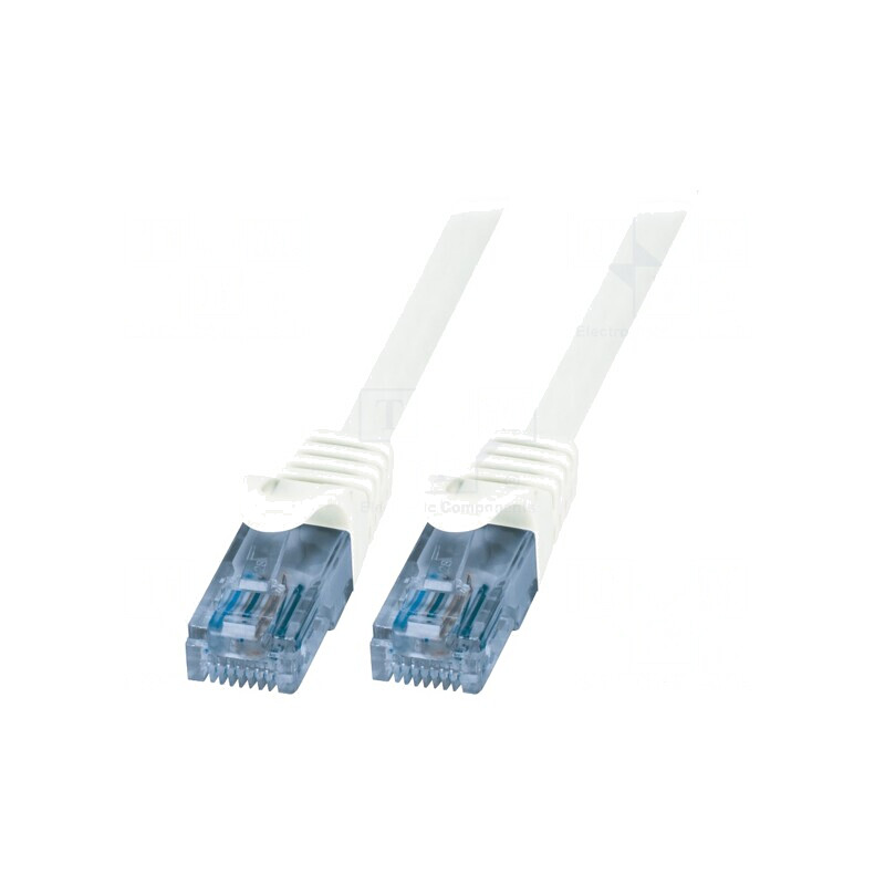 Patch Cord UTP Cat6a Alb 2m | Electronic-mag.ro | Componente Electronice Patch Cord UTP Cat6a Alb 2m | Electronic-mag.ro | Componente Electronice