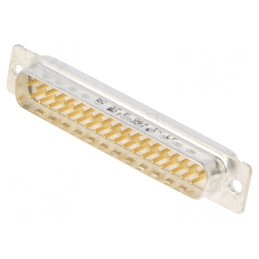 Conector D-Sub 37 pini soclu tată montare panou | Electronic-mag.ro | Componente Electronice