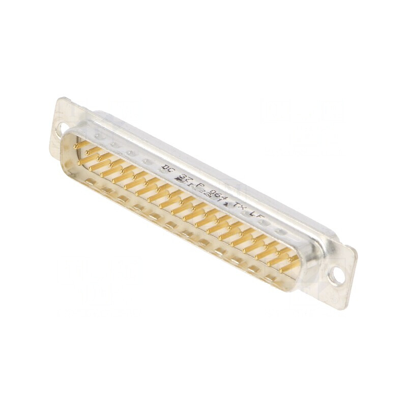 Conector D-Sub 37 pini soclu tată montare panou | Electronic-mag.ro | Componente Electronice