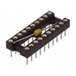 Soclu: circuite integrate; DIP20; Raster: 2,54mm; de precizie; THT