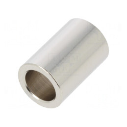 Manşon Distanţier 18mm Alamă Nichel 12mm | Electronic-mag.ro | Componente Electronice