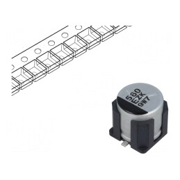 Condensator Hibrid 560uF 25V SMD  | Electronic-mag.ro | Componente Electronice
