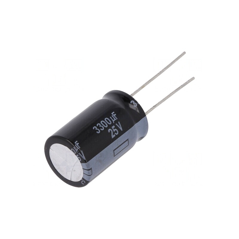 Condensator electrolitic low ESR THT 3300uF 25V 16x25mm | Electronic-mag.ro | Componente Electronice