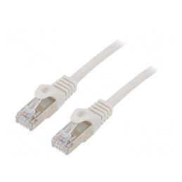 Patch cord F/UTP Cat 6 1,5m RJ45 Gri | Electronic-mag.ro | Componente Electronice