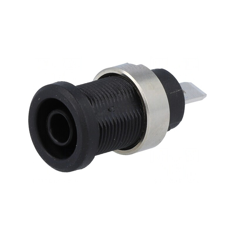 Soclu banană 4mm negru nichelat cu izolație | Electronic-mag.ro | Componente Electronice Soclu banană 4mm negru nichelat cu izolație | Electronic-mag.ro | Componente Electronice