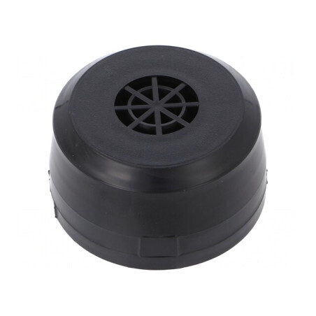 Carcasă Alarmă 52mm ABS Neagră 30mm | Electronic-mag.ro | Componente Electronice