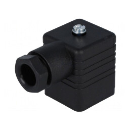 Conector cu valvă 18mm 3 PIN unghi 90° | Electronic-mag.ro | Componente Electronice