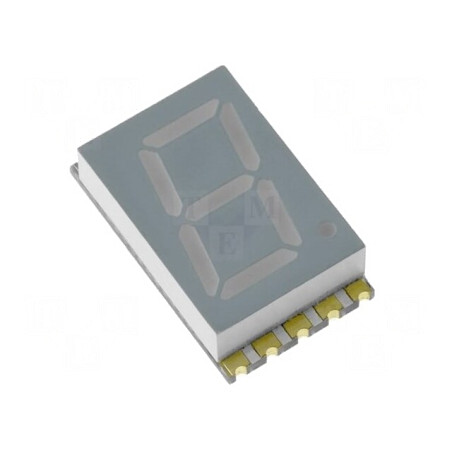 Afișaj LED 7 Segmente Galben 10,16mm | Electronic-mag.ro | Componente Electronice