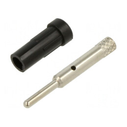 Soclu Banană 2mm 10A Neagră | Electronic-mag.ro | Componente Electronice