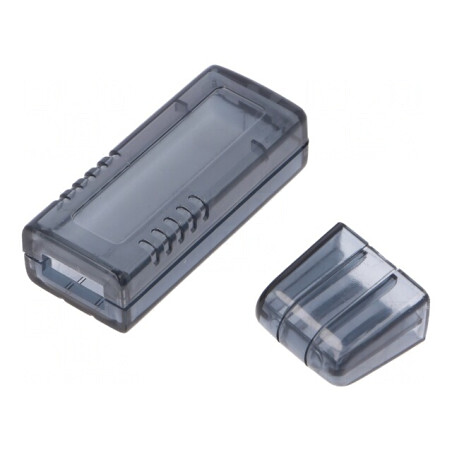 Carcasă USB ABS Transparentă 20x66x12mm | Electronic-mag.ro | Componente Electronice
