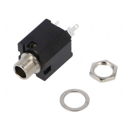 Soclu Jack 6,3mm Stereo THT | Electronic-mag.ro | Componente Electronice