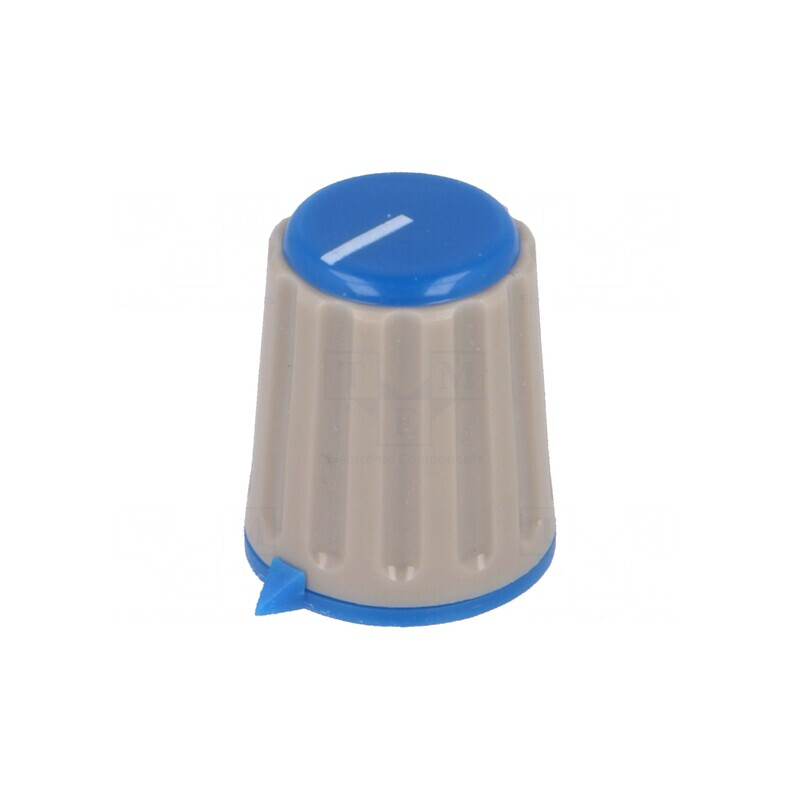 Buton Rotativ cu Indicator 6mm 15.3x18mm Moletat | Electronic-mag.ro | Componente Electronice