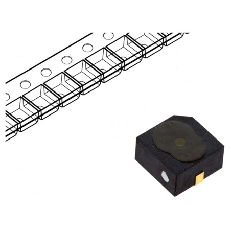 Semnalizator Electromagnetic SMD 30mA | Electronic-mag.ro | Componente Electronice