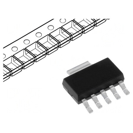 Stabilizator de tensiune LDO 3,3V 0,3A | Electronic-mag.ro | Componente Electronice