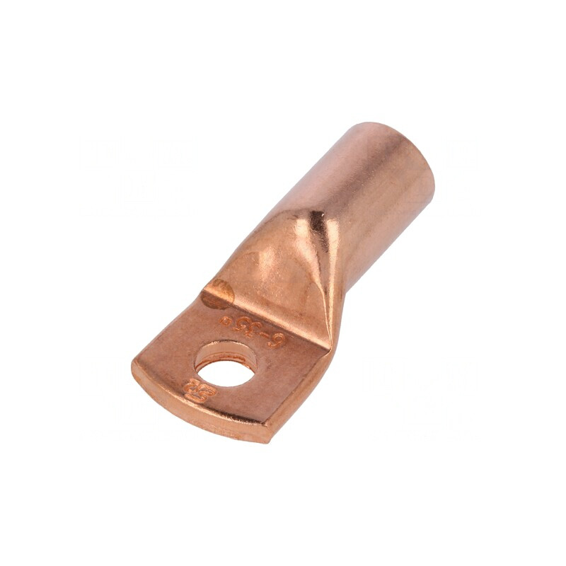 Vârf Inelar Tubular M6 35mm2 Crimpat Cupru 31.5mm | Electronic-mag.ro | Componente Electronice