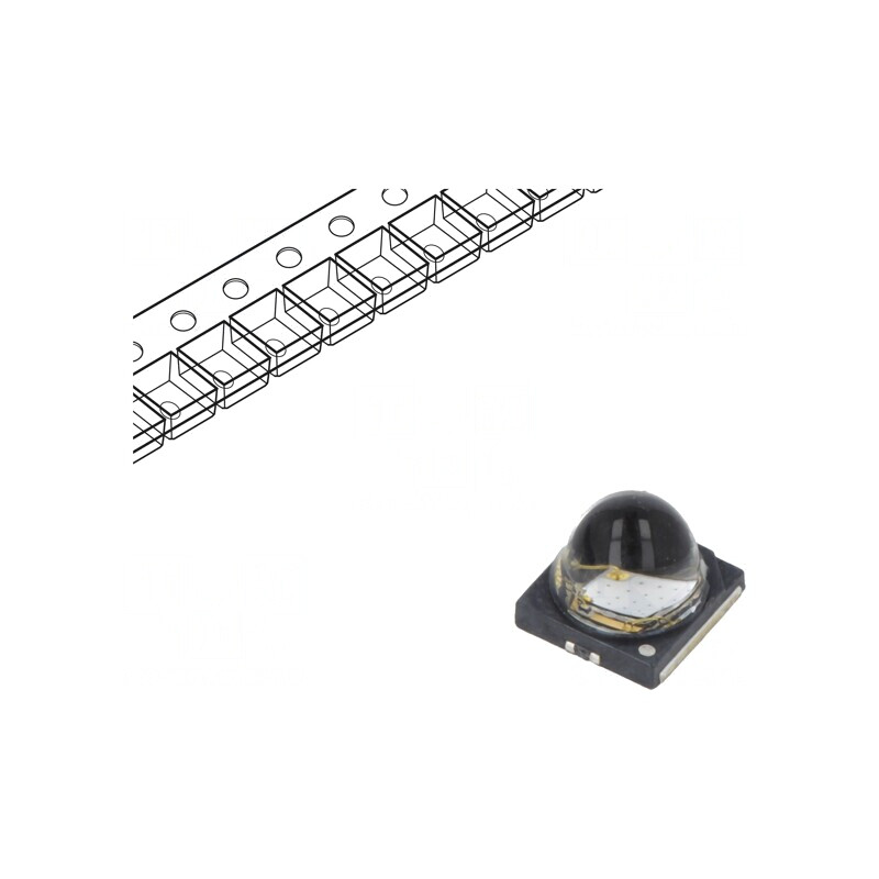 LED UV Putere 3W 390-400nm 130° | Electronic-mag.ro | Componente Electronice