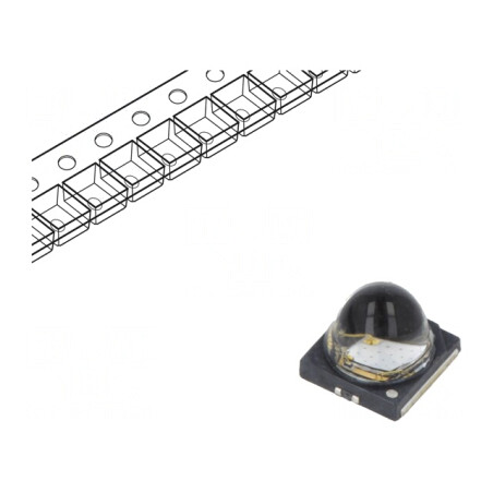 LED UV Putere 3W 390-400nm 130° | Electronic-mag.ro | Componente Electronice