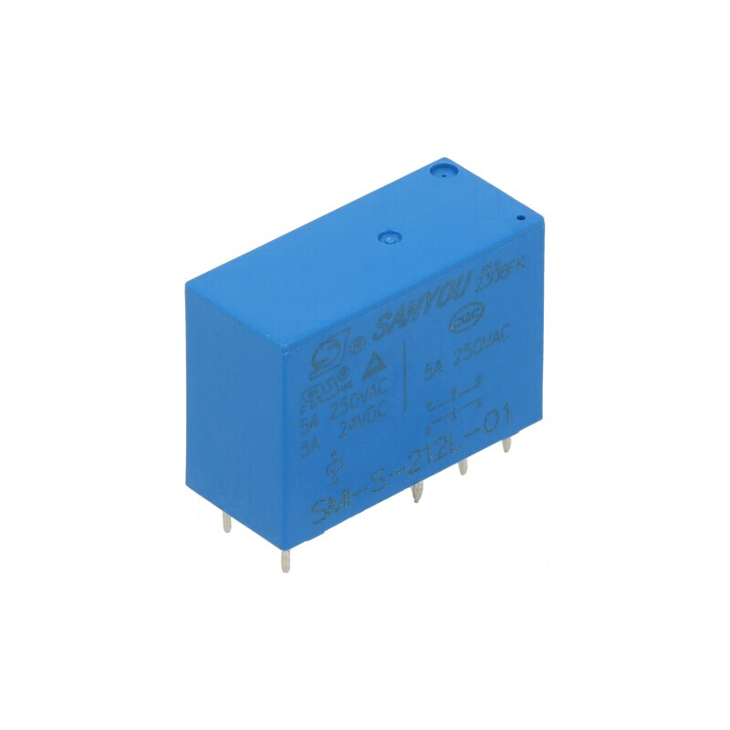 Releu electromagnetic DPDT 12VDC 8A | Electronic-mag.ro | Componente Electronice