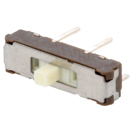Comutator glisant 3 poziții 0.3A 6V THT pentru PCB | Electronic-mag.ro | Componente Electronice