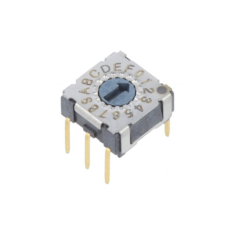 Întrerupător Codificare HEX/BCD 16 Poz THT 80mΩ | Electronic-mag.ro | Componente Electronice
