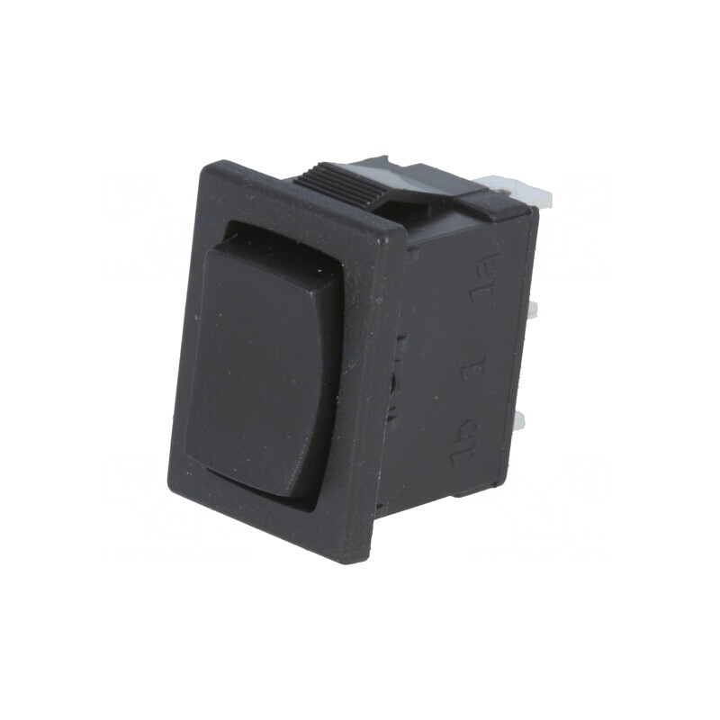 Rocker Switch SP3T Negru (ON)-OFF-(ON) | Electronic-mag.ro | Componente Electronice