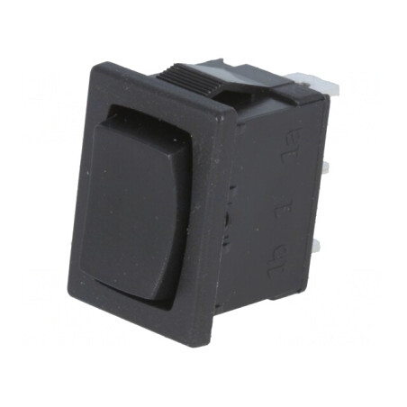 Rocker Switch SP3T Negru (ON)-OFF-(ON) | Electronic-mag.ro | Componente Electronice