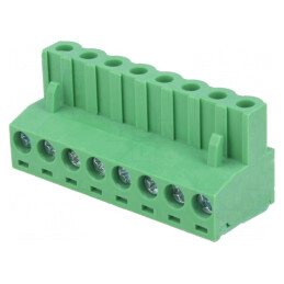 Regletă de Conexiuni Deconectabilă 5mm 8 Piste Dreaptă Mufă | Electronic-mag.ro | Componente Electronice