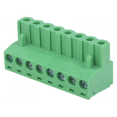 Regletă de Conexiuni Deconectabilă 5mm 8 Piste Dreaptă Mufă | Electronic-mag.ro | Componente Electronice