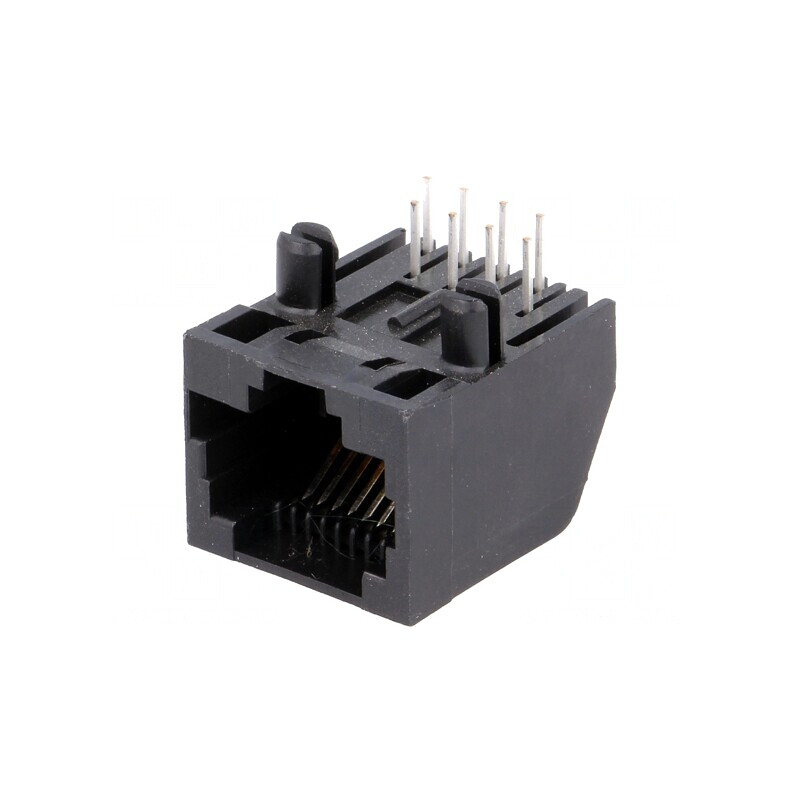Soclu RJ45 8P8C pentru PCB THT | Electronic-mag.ro | Componente Electronice