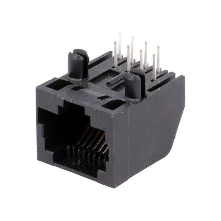 Soclu RJ45 8P8C pentru PCB THT | Electronic-mag.ro | Componente Electronice