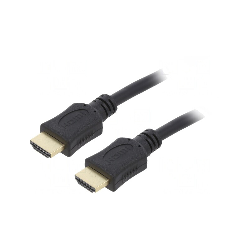Cablu HDMI 2.0 0,5m Negru | Electronic-mag.ro | Componente Electronice