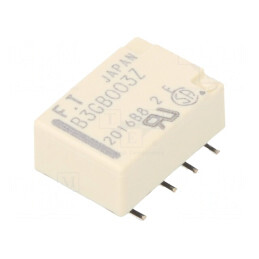 Releu electromagnetic DPDT 3VDC 2A SMT | Electronic-mag.ro | Componente Electronice