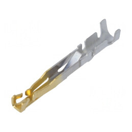 Pin Mamă Aurit 20AWG-16AWG HR41A Crimpat pe Cablu 13A | Electronic-mag.ro | Componente Electronice