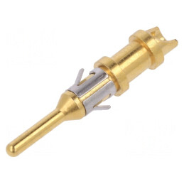 Pin Tată Alamă Nichelat 18AWG-14AWG Buccaneer 6000 Lipire | Electronic-mag.ro | Componente Electronice