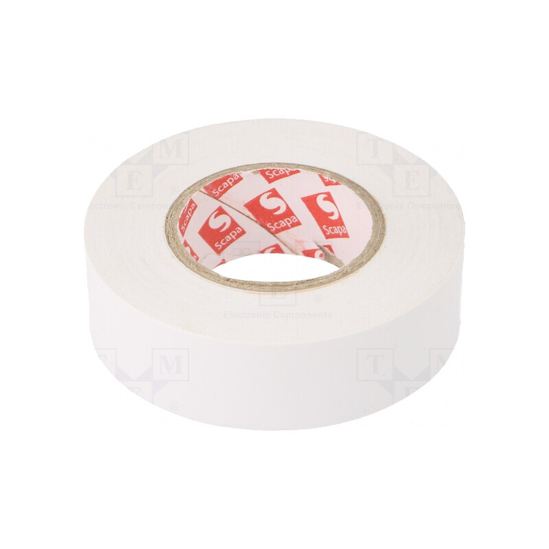 Bandă Electroizolantă Albă 19mm x 20m | Electronic-mag.ro | Componente Electronice